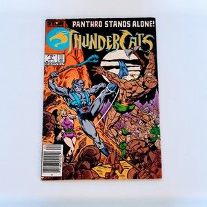 Vintage 1986 Thunder Cats #3 Marvel Star Comics News Stand Panthro VG Condition.
